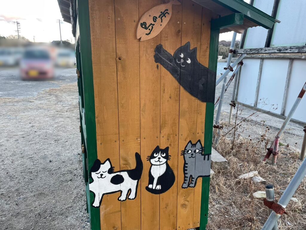 島の市 猫の絵
