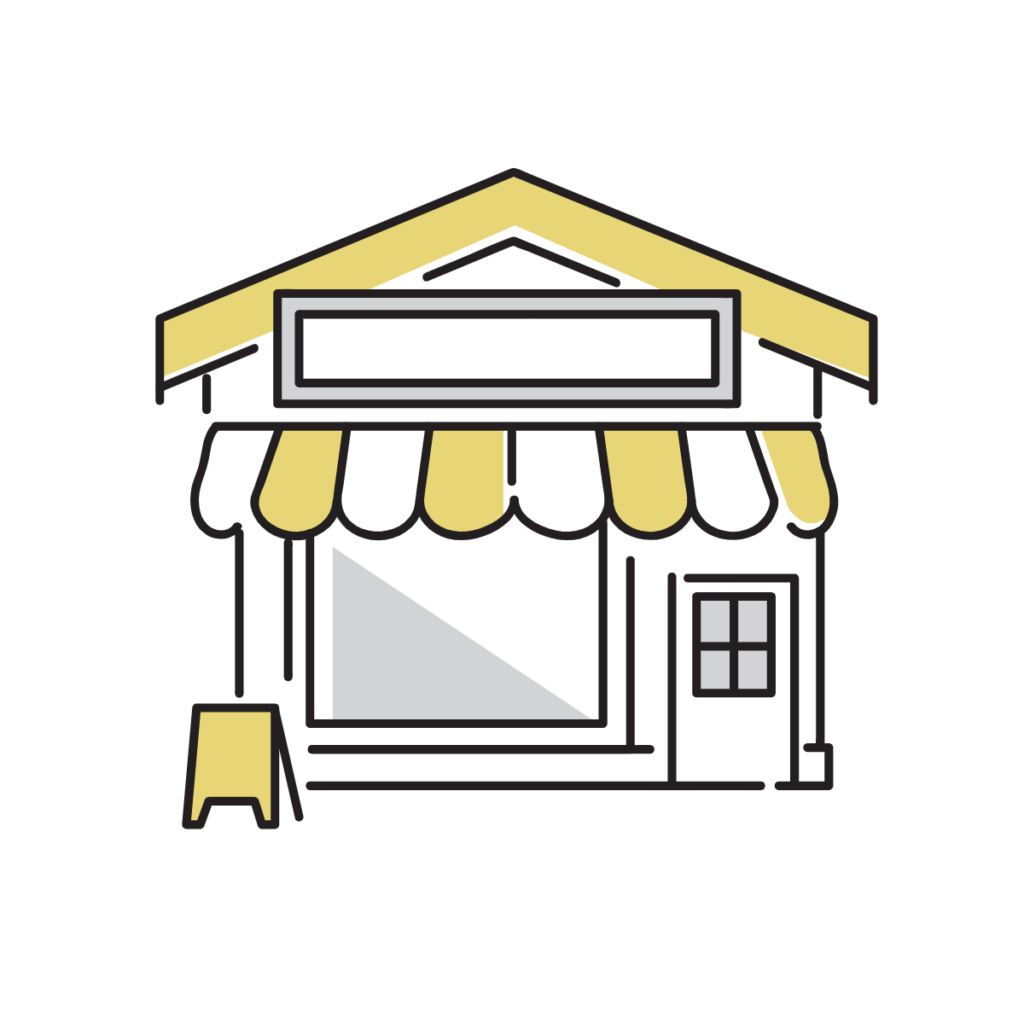 お店のイラスト