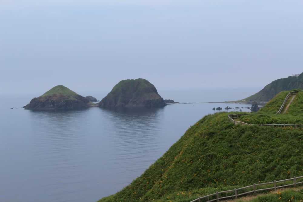 大野亀から望む二ツ亀