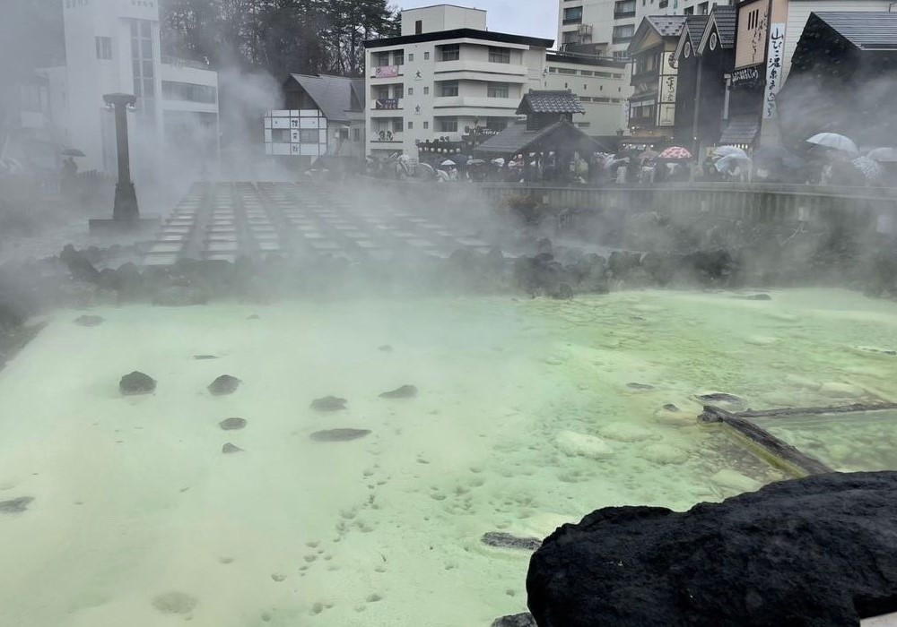 草津温泉 湯畑