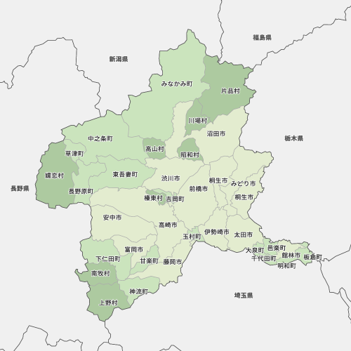 群馬県地図