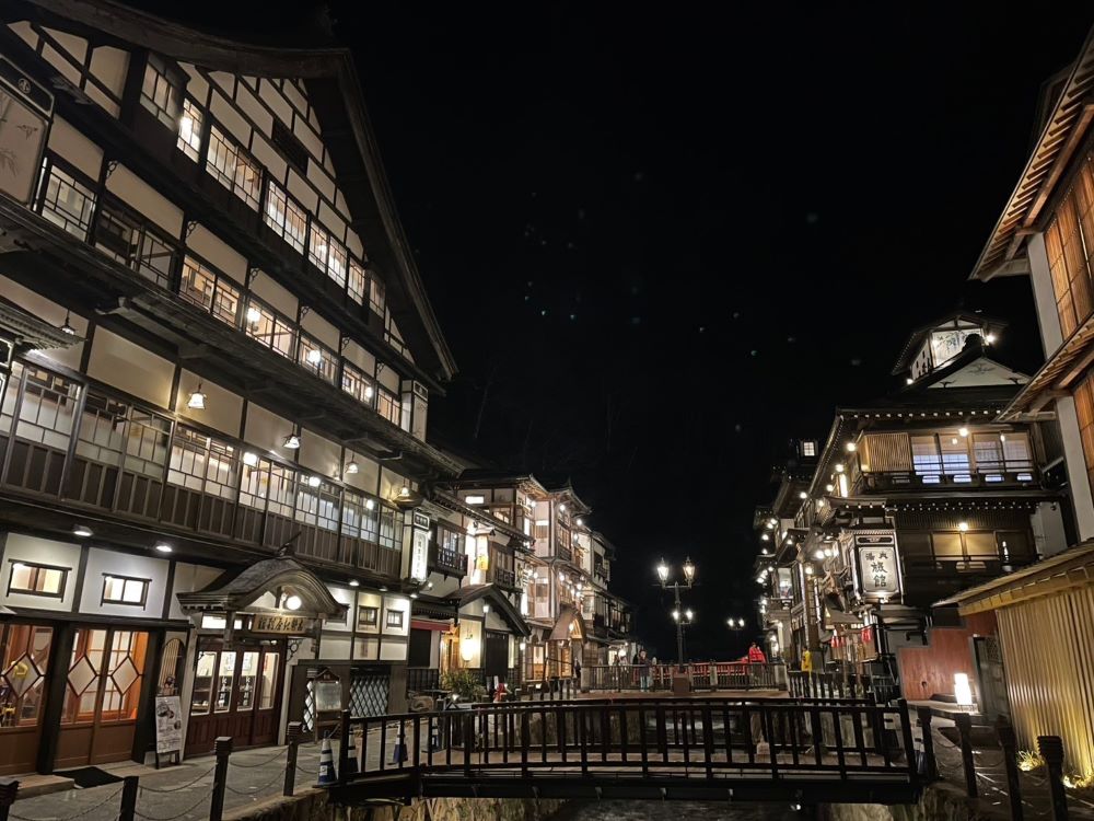 銀山温泉 夜