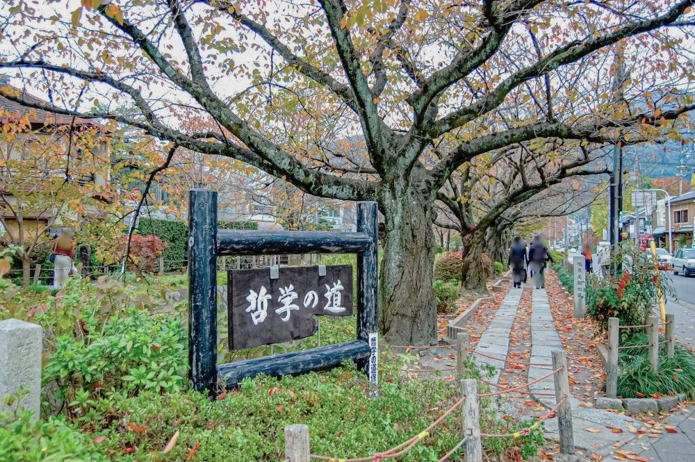 銀閣寺に続く哲学の道