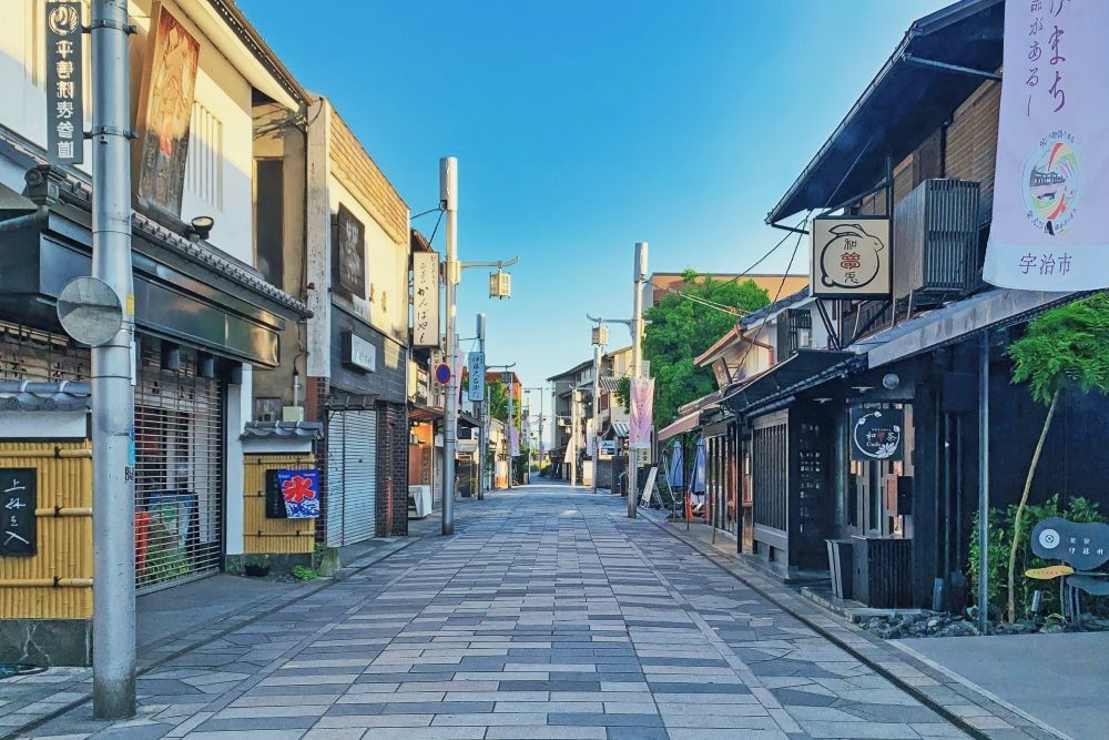 平等院の表参道