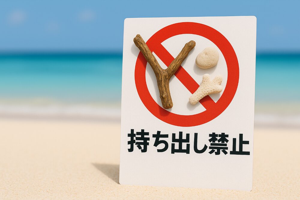 久高島「持ち出し禁止」