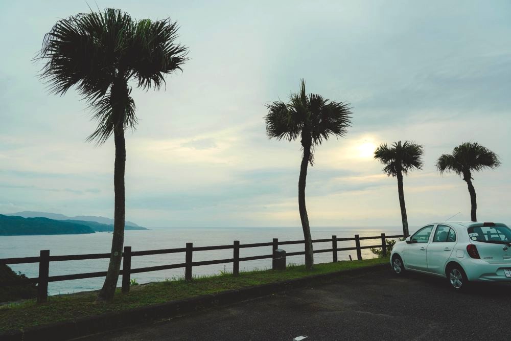 奄美大島 大浜海浜公園駐車場