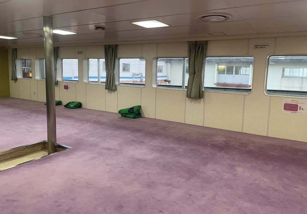 おけさ丸の2等船室