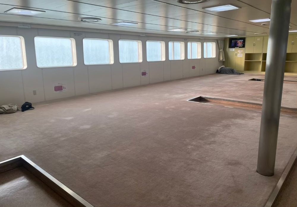 おけさ丸の2等船室