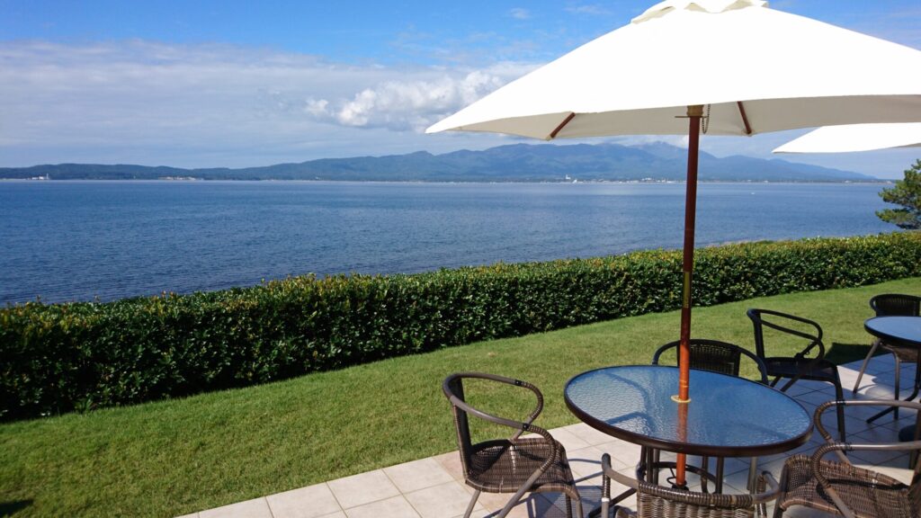 しまふうみ テラス席