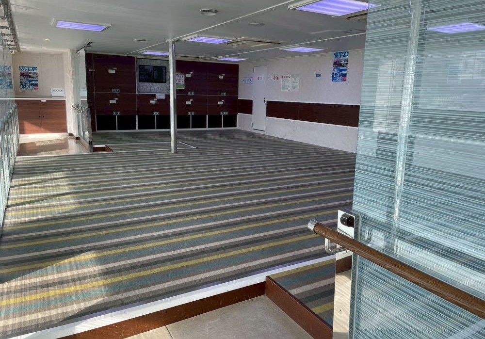 ときわ丸 2等ジュウタン船室