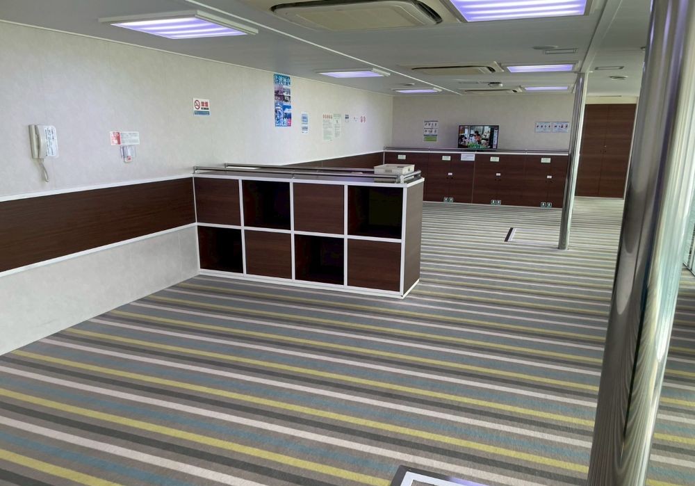 ときわ丸の2等船室