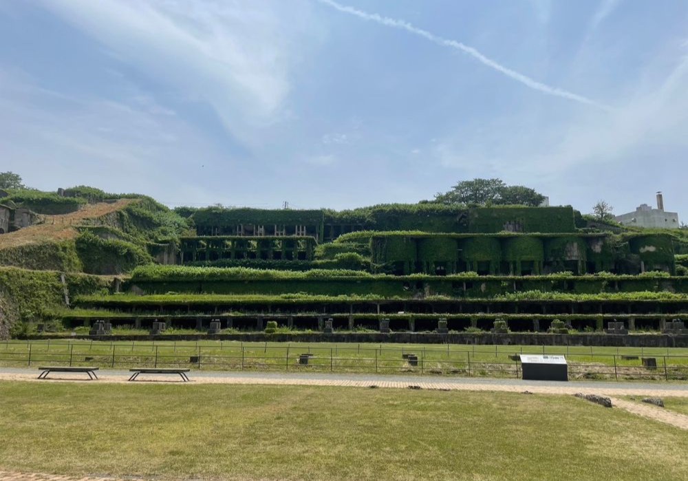 佐渡 北沢浮遊選鉱場跡 正面