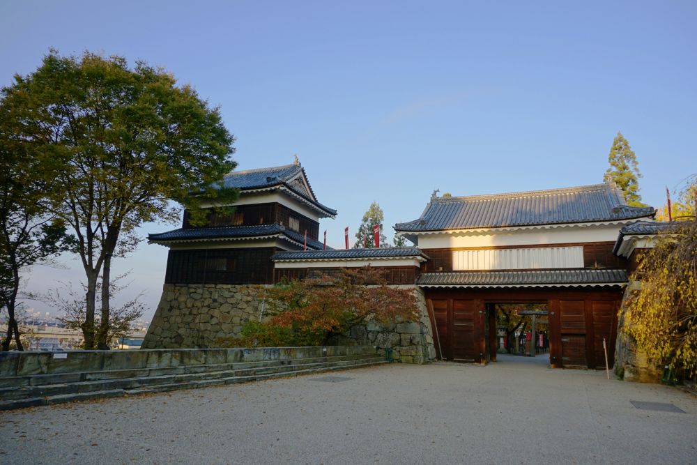 上田城-東虎口櫓門と南櫓