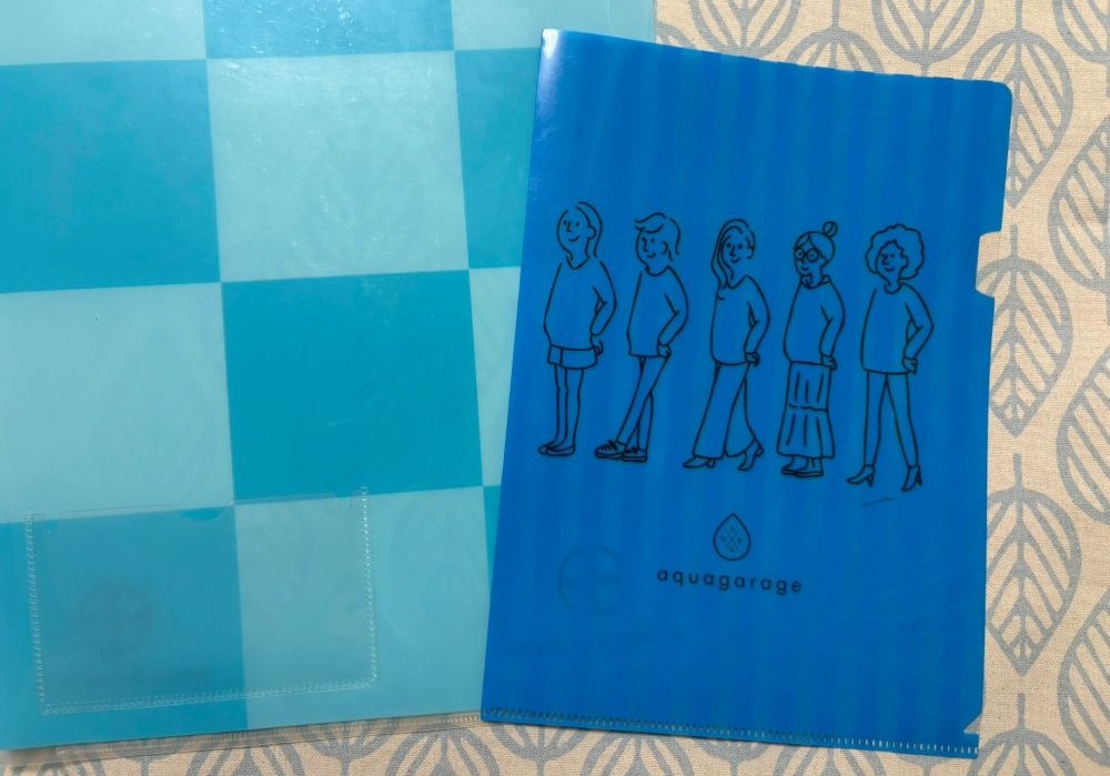 大小のクリアファイル