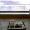 おがさわら丸 海を眺めながら食べるおにぎり