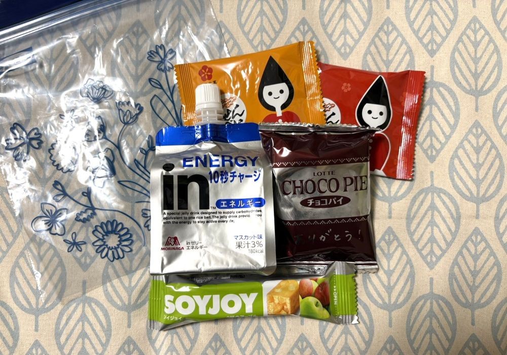 栄養食品とお菓子