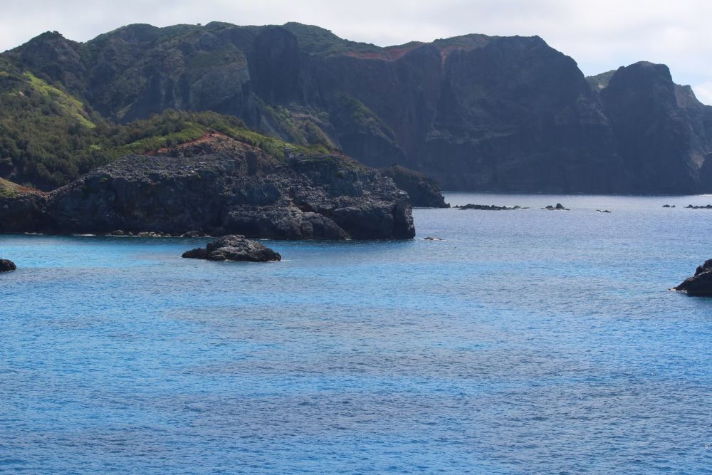 南島 東尾根から眺めるハートロック