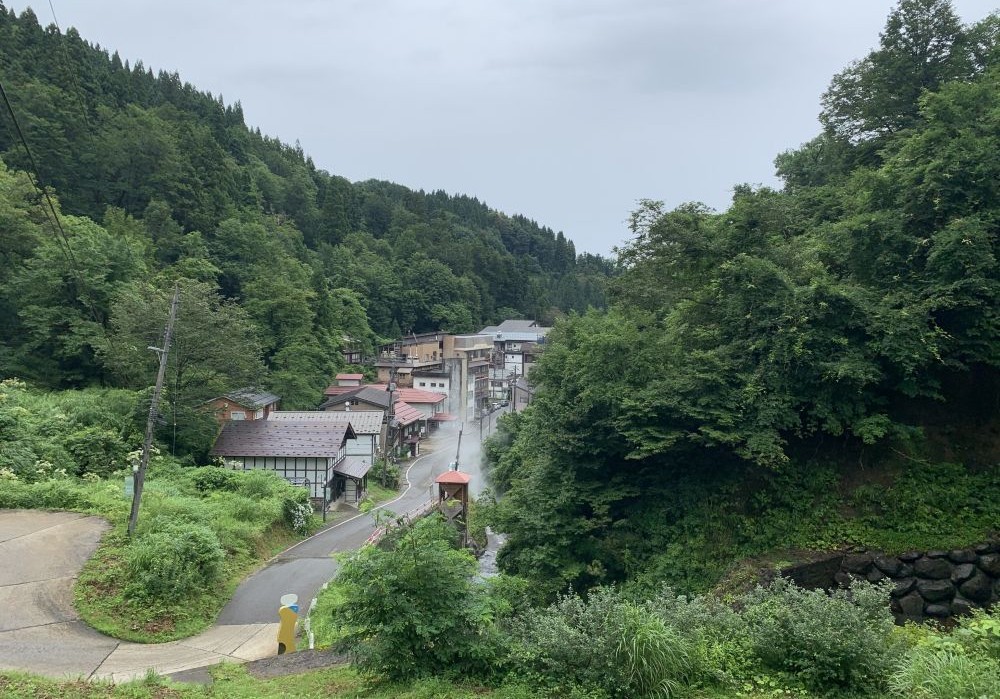 松之山温泉街