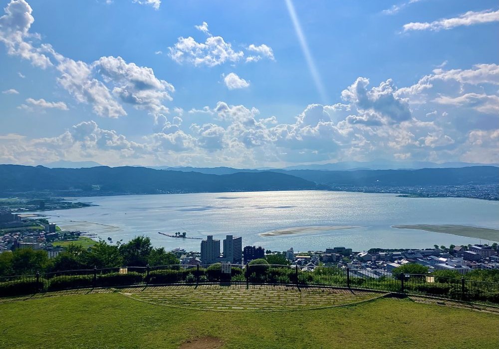 諏訪湖 立石公園展望テラス
